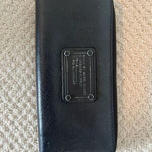 Marc by Marc Jacobs Black Leather Zip Wallet